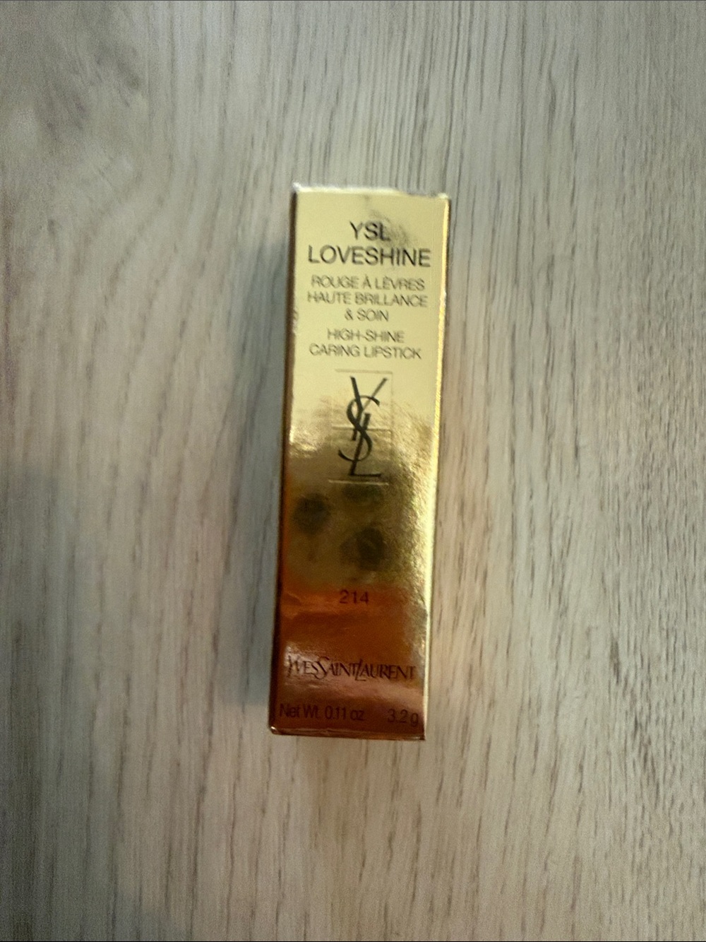 Yves Saint Laurent love shine Candy glaze 16 & 214 moonshine Lipstick, NWT - Picture 5 of 5